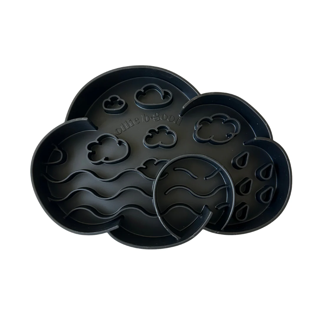 Cloud Slow Feeder Bowl | Blackberry