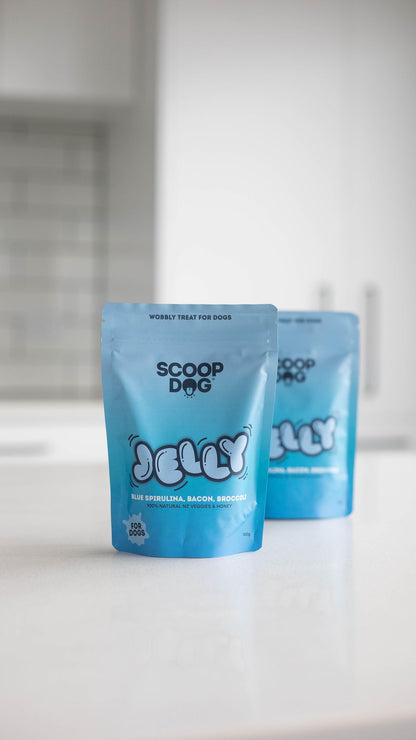 Blue Spirulina Dog Jelly - Scoop Dog  