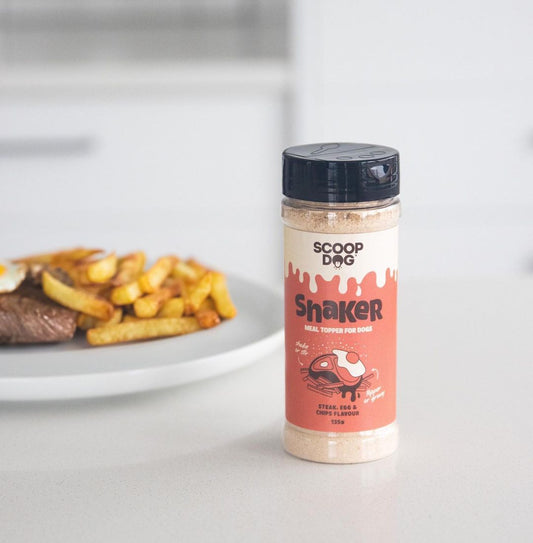 Shaker - Steak, Egg & Chips 135g - Scoop Dog  