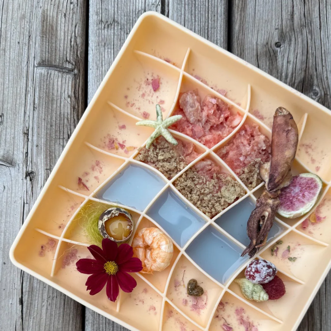 Wavies Slow Feeder Bowl | Clementine