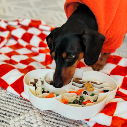 Cloud Slow Feeder Bowl | Coconut