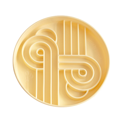 Zoomies slow feeder bowl | buttercup